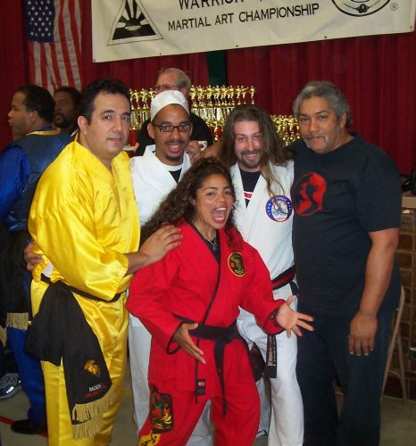 Great friends, GM A. Mohammed, GM Rubie Navarro, Sensei Eric Reed and Sifu Rod Reap